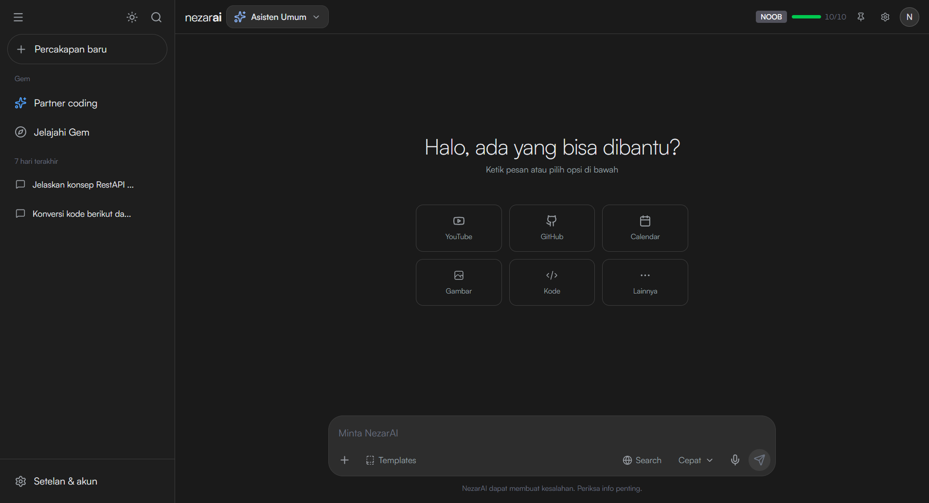 NezarAI - AI Chatbot
